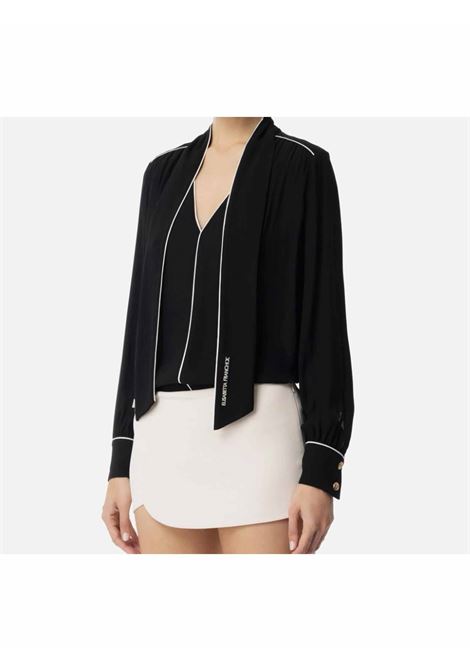 camicia con sciarpa ELISABETTA FRANCHI | Camicie | CA10451E2685